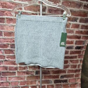 Wild Fable Navy Ribbed Sweater Skirt Small Seamless Mid‎ Rise Mini Elastic Waist